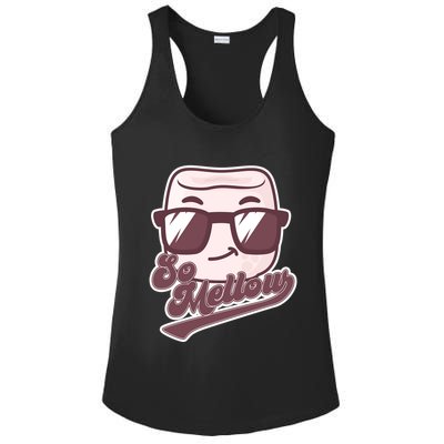 Funny So Mellow Cool Marshmallow Ladies PosiCharge Competitor Racerback Tank