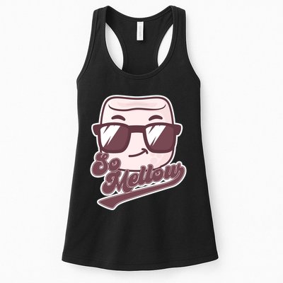 Funny So Mellow Cool Marshmallow Womens Tank Top
