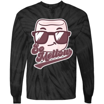 Funny So Mellow Cool Marshmallow Tie-Dye Long Sleeve Shirt