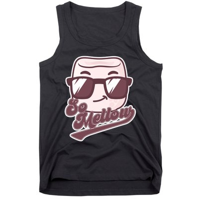 Funny So Mellow Cool Marshmallow Tank Top