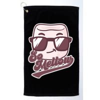Funny So Mellow Cool Marshmallow Golf Towel