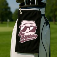 Funny So Mellow Cool Marshmallow Golf Towel