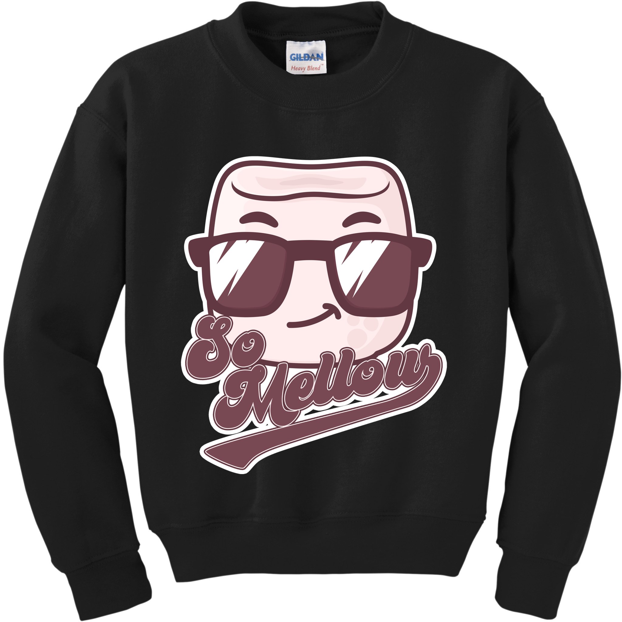 Funny So Mellow Cool Marshmallow Kids Sweatshirt