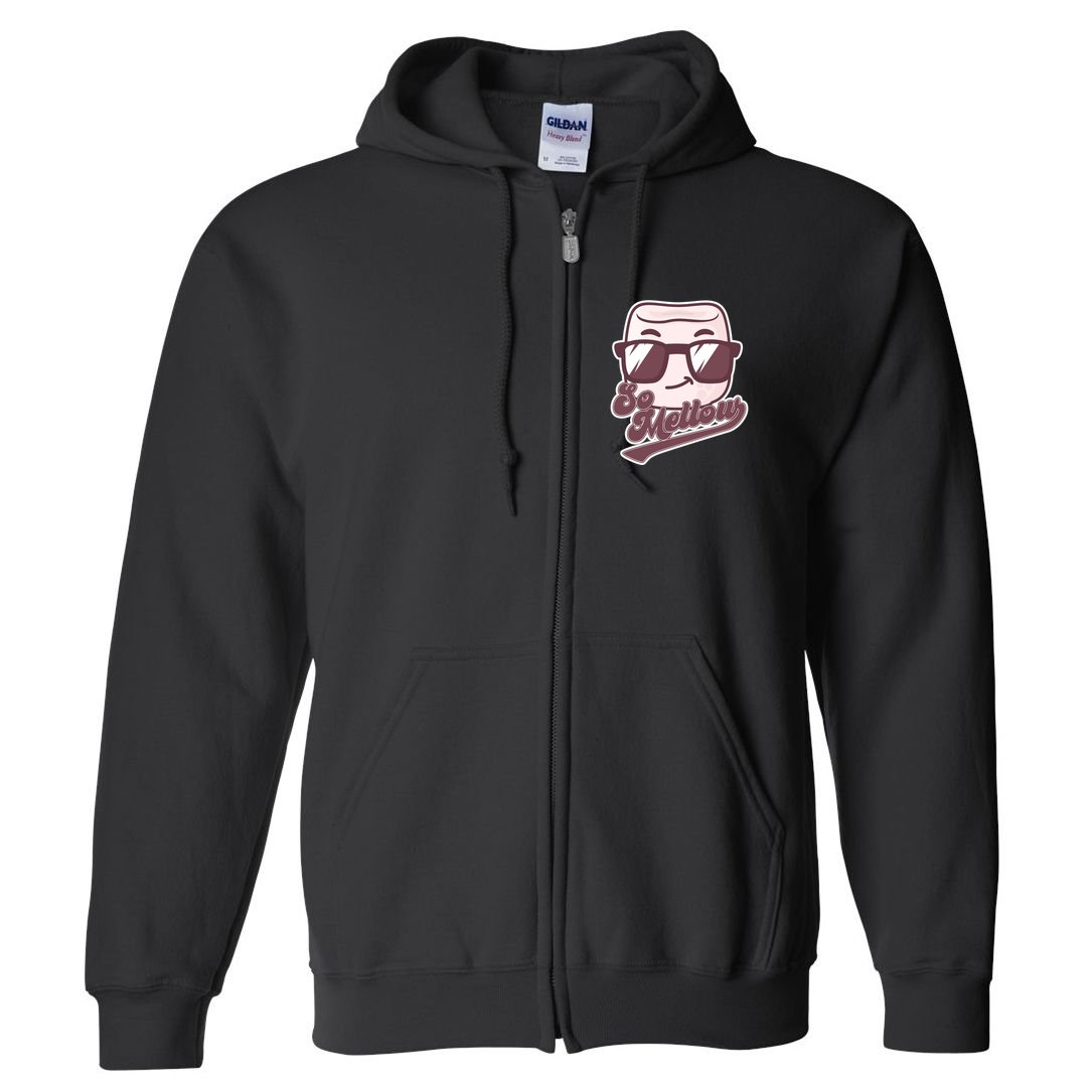 Funny So Mellow Cool Marshmallow Full Zip Hoodie