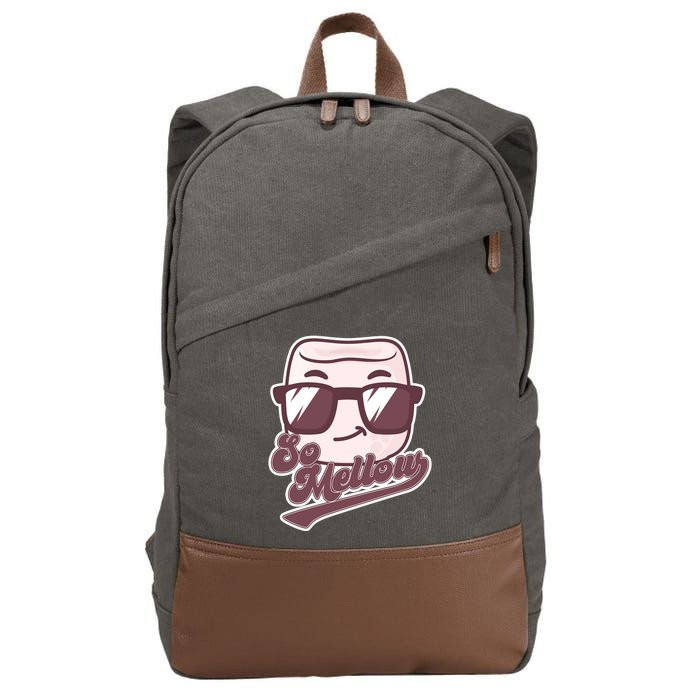 Funny So Mellow Cool Marshmallow Cotton Canvas Backpack
