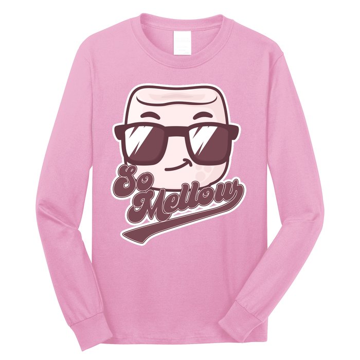 Funny So Mellow Cool Marshmallow Long Sleeve Shirt