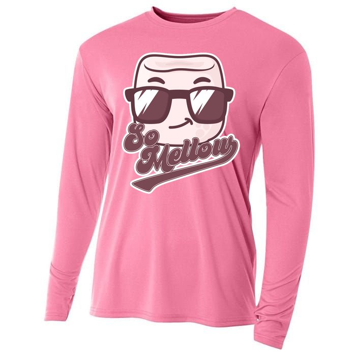 Funny So Mellow Cool Marshmallow Cooling Performance Long Sleeve Crew