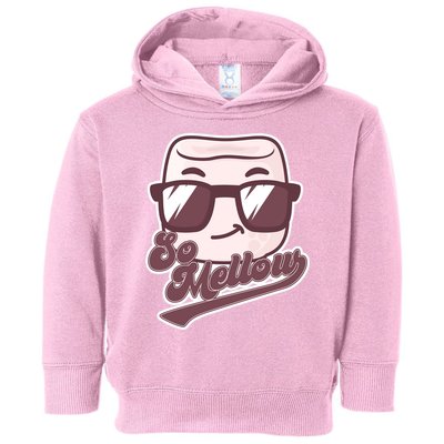 Funny So Mellow Cool Marshmallow Toddler Hoodie