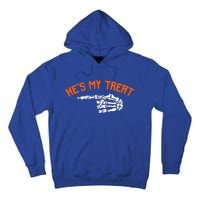 Funny Shes My Trick Hes My Treat Halloween Couple Matching Gift Tall Hoodie