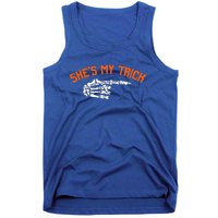 Funny Shes My Trick Hes My Treat Halloween Couple Matching Tank Top