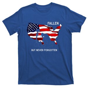 Fallen Soldier Memorial Day Patriotic Never Forgotten Gift T-Shirt