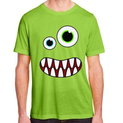 Funny Silly Monster Face Costume Birthday Party Halloween Adult ChromaSoft Performance T-Shirt