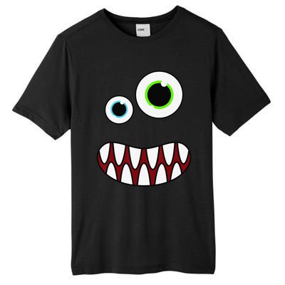 Funny Silly Monster Face Costume Birthday Party Halloween Tall Fusion ChromaSoft Performance T-Shirt