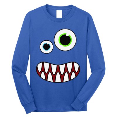 Funny Silly Monster Face Costume Birthday Party Halloween Long Sleeve Shirt