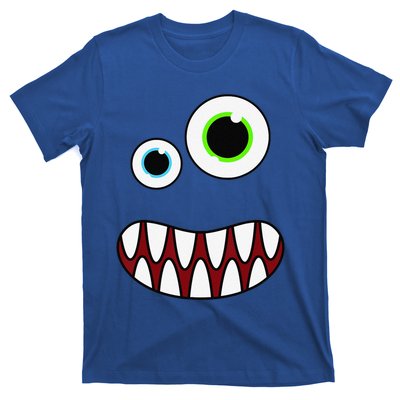 Funny Silly Monster Face Costume Birthday Party Halloween T-Shirt