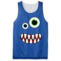 Funny Silly Monster Face Costume Birthday Party Halloween Mesh Reversible Basketball Jersey Tank