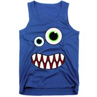 Funny Silly Monster Face Costume Birthday Party Halloween Tank Top