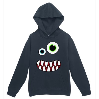 Funny Silly Monster Face Costume Birthday Party Halloween Urban Pullover Hoodie