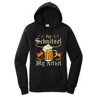 For Schnitzel My Nitzel Funny Oktoberfest Women's Pullover Hoodie