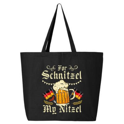 For Schnitzel My Nitzel Funny Oktoberfest 25L Jumbo Tote