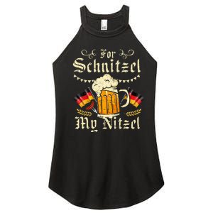 For Schnitzel My Nitzel Funny Oktoberfest Women's Perfect Tri Rocker Tank