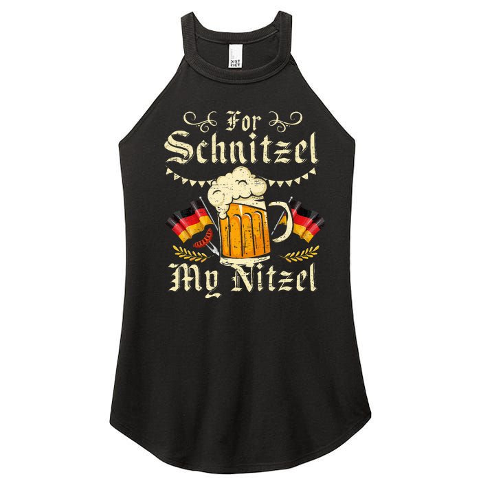 For Schnitzel My Nitzel Funny Oktoberfest Women's Perfect Tri Rocker Tank