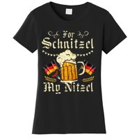 For Schnitzel My Nitzel Funny Oktoberfest Women's T-Shirt