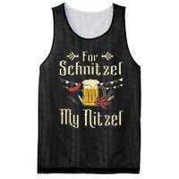 For Schnitzel My Nitzel Funny Oktoberfest Gift Mesh Reversible Basketball Jersey Tank