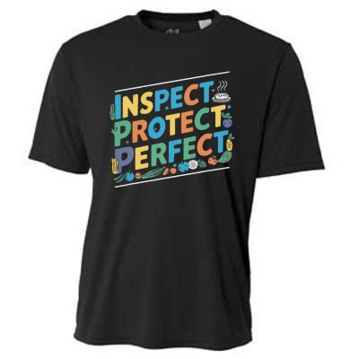 Food Safety Manager Proper Hygiene Job Profession Cooling Performance Crew T-Shirt