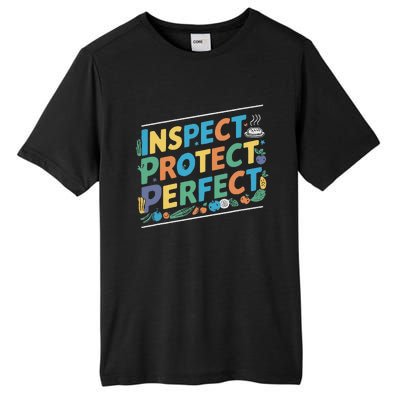 Food Safety Manager Proper Hygiene Job Profession Tall Fusion ChromaSoft Performance T-Shirt