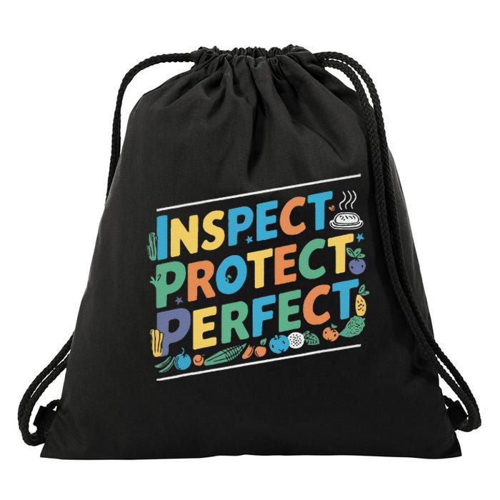 Food Safety Manager Proper Hygiene Job Profession Drawstring Bag