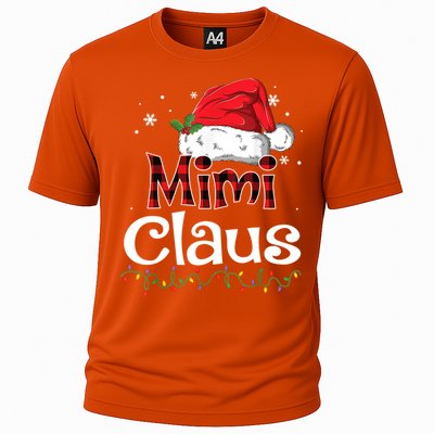 Funny Santa Mimi Claus Christmas Family Funny Gift Cooling Performance Crew T-Shirt