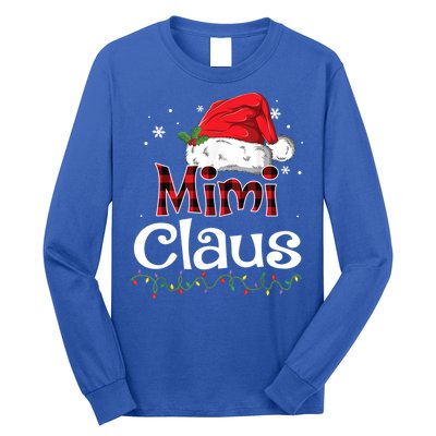 Funny Santa Mimi Claus Christmas Family Funny Gift Long Sleeve Shirt