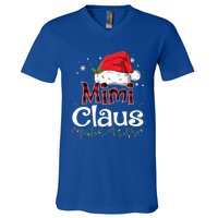 Funny Santa Mimi Claus Christmas Family Funny Gift V-Neck T-Shirt