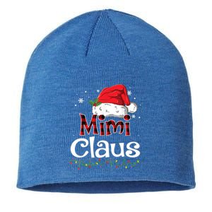 Funny Santa Mimi Claus Christmas Family Funny Gift Sustainable Beanie