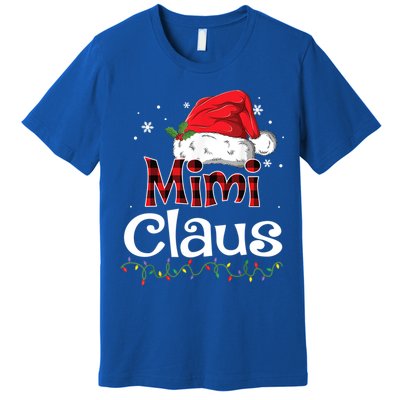 Funny Santa Mimi Claus Christmas Family Funny Gift Premium T-Shirt