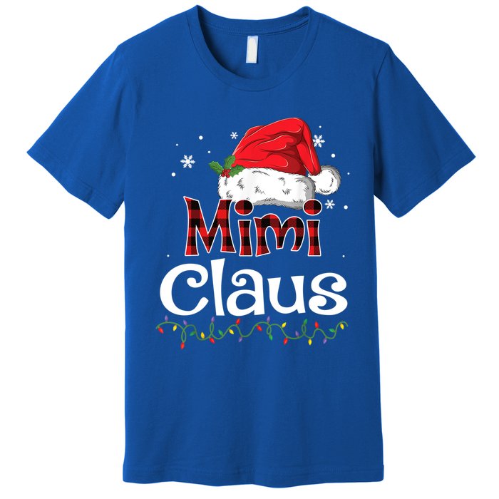 Funny Santa Mimi Claus Christmas Family Funny Gift Premium T-Shirt