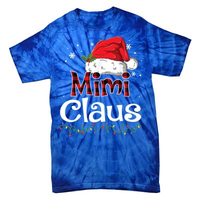 Funny Santa Mimi Claus Christmas Family Funny Gift Tie-Dye T-Shirt