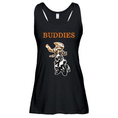 Father Son Matching Riding Buddies Dirt Bike Dad Motocross Ladies Essential Flowy Tank