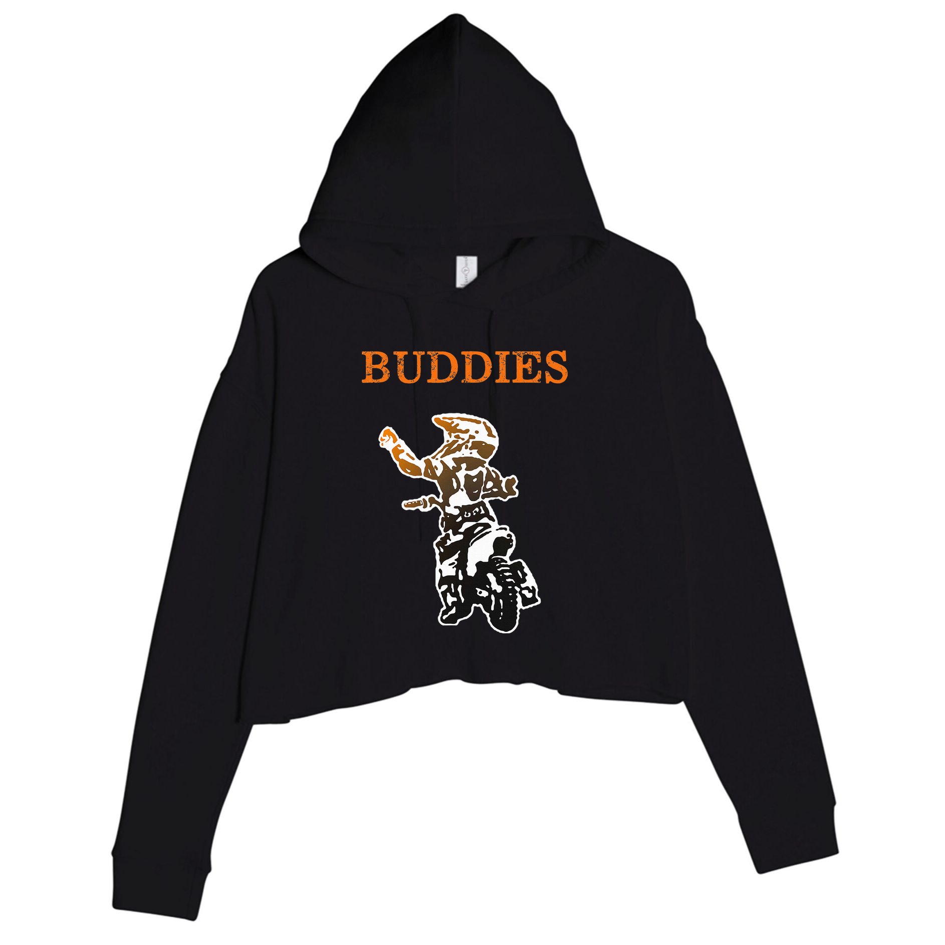 Father Son Matching Riding Buddies Dirt Bike Dad Motocross Crop Fleece Hoodie