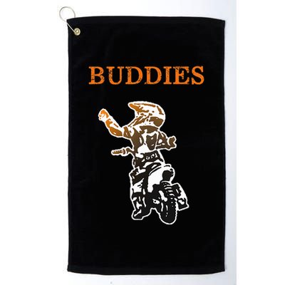 Father Son Matching Riding Buddies Dirt Bike Dad Motocross Golf Towel