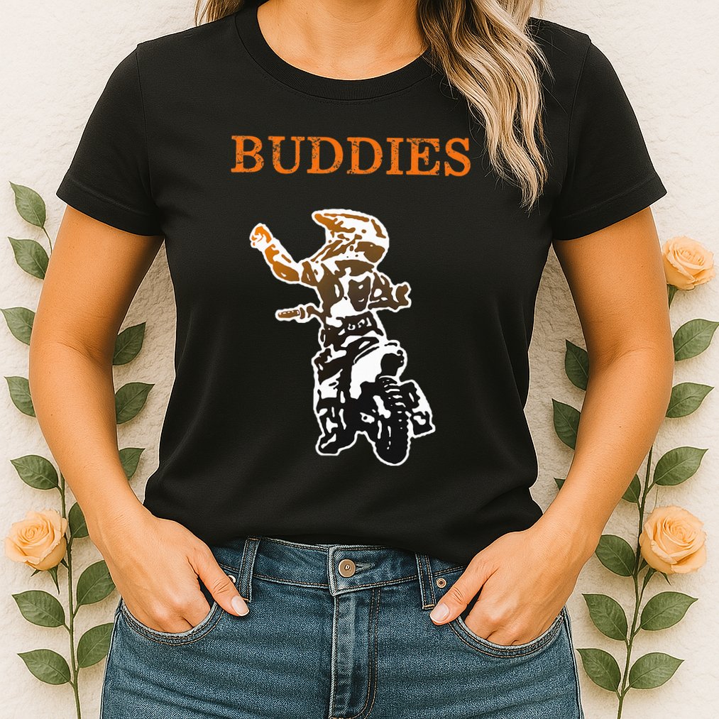 Father Son Matching Riding Buddies Dirt Bike Dad Motocross Womens T-Shirt