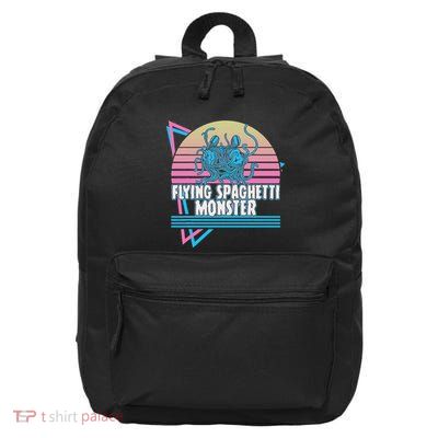 Flying Spaghetti Monster Pastafari Fsm Atheist 16 in Basic Backpack