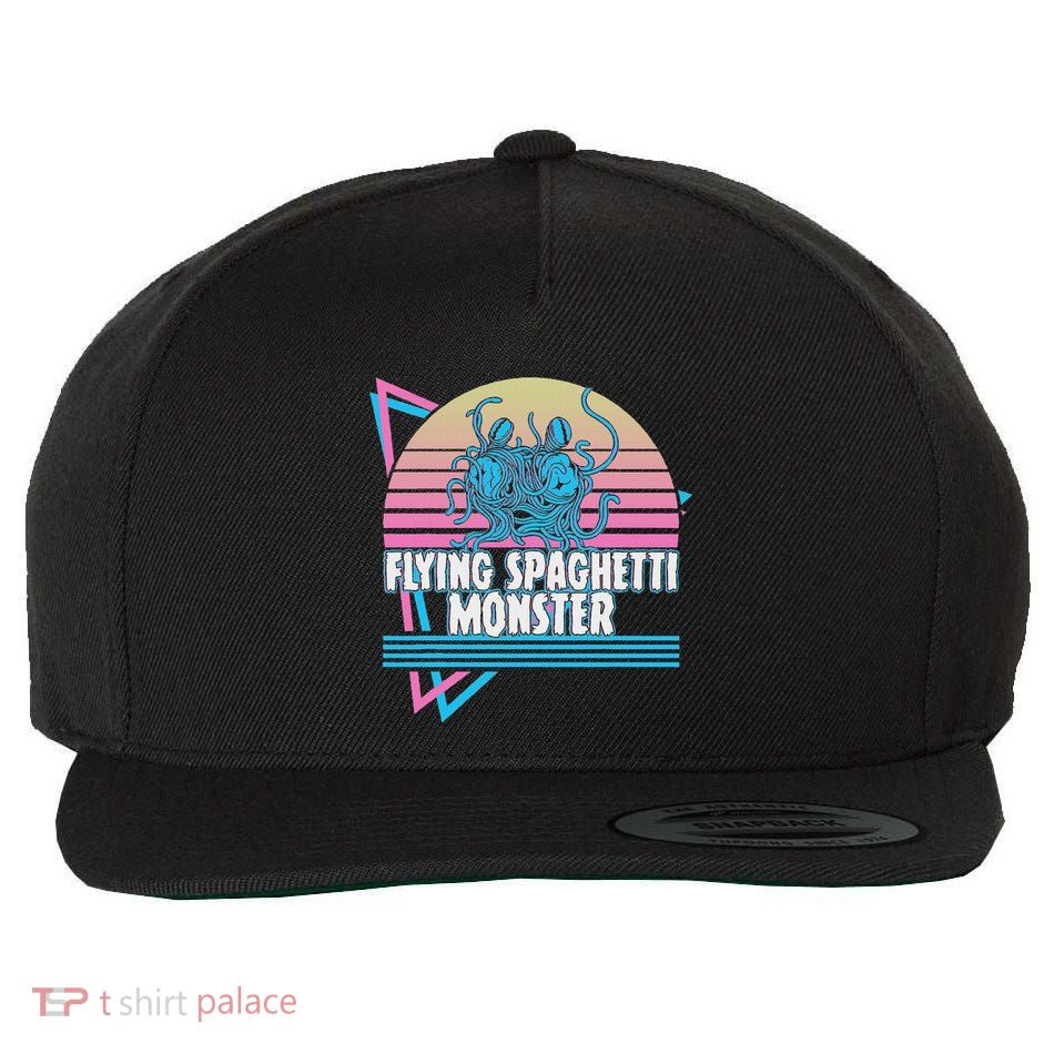 Flying Spaghetti Monster Pastafari Fsm Atheist Wool Snapback Cap