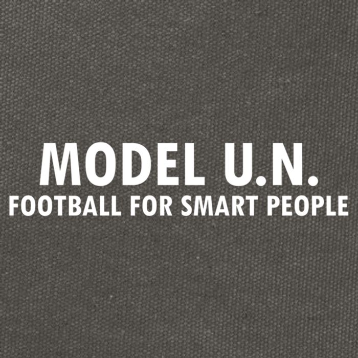Funny Saying Model U N Gift United Nations Funny Gift Cotton Canvas Backpack