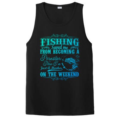 Fishing Saved Me From Becoming A Pornstar Gift PosiCharge Competitor Tank