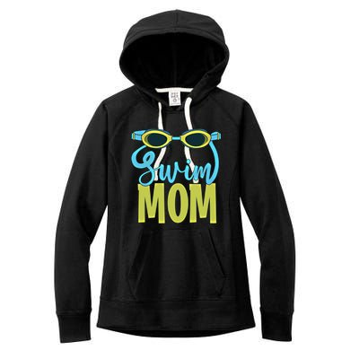 Funny Swim Mom Gift Cute Swimmer Swimming Coach Funny Gift Women's Fleece Hoodie