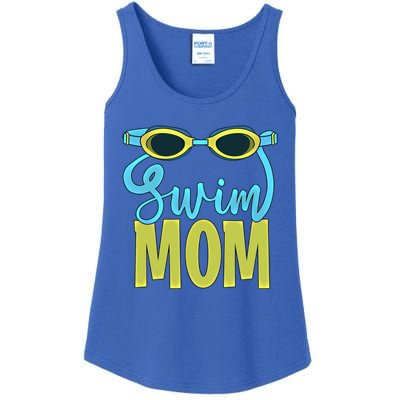 Funny Swim Mom Gift Cute Swimmer Swimming Coach Funny Gift Ladies Essential Tank