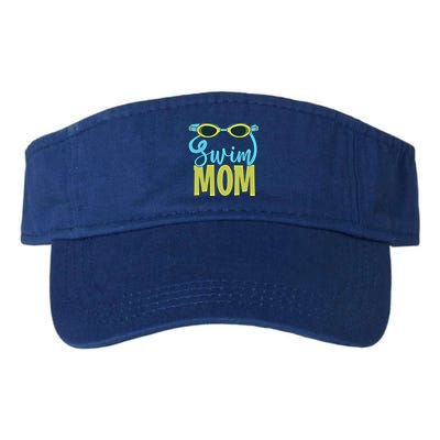 Funny Swim Mom Gift Cute Swimmer Swimming Coach Funny Gift Valucap Bio-Washed Visor