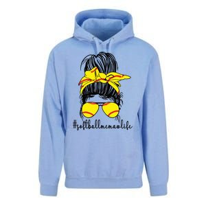 Funny Softball Memaw Life Softball Player Memaw Meaningful Gift Unisex Surf Hoodie